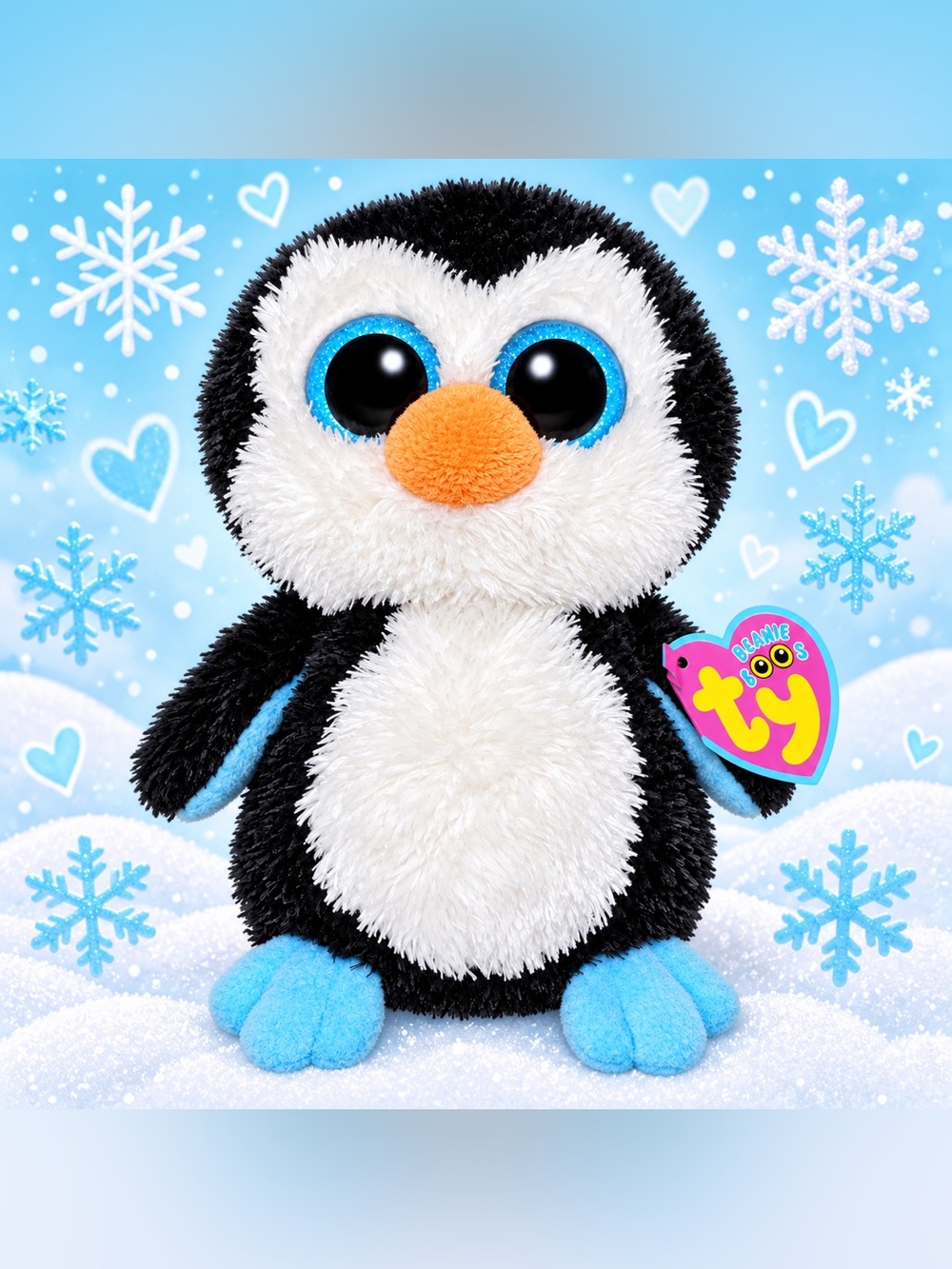 Ty Beanie Boos Waddles the Penguin Plush